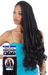 FREETRESS BRAID 3X FRENCH CURL BRAID 22"